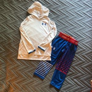 Girls Under Armour outfit, Size Small